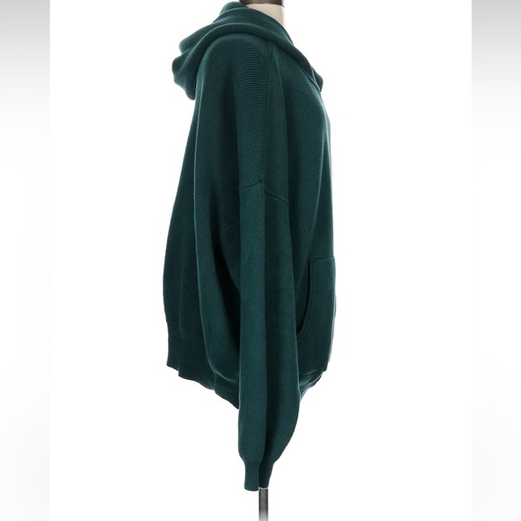 Alo Scholar Hooded Sweater Midnight Green - Picture 4 of 6